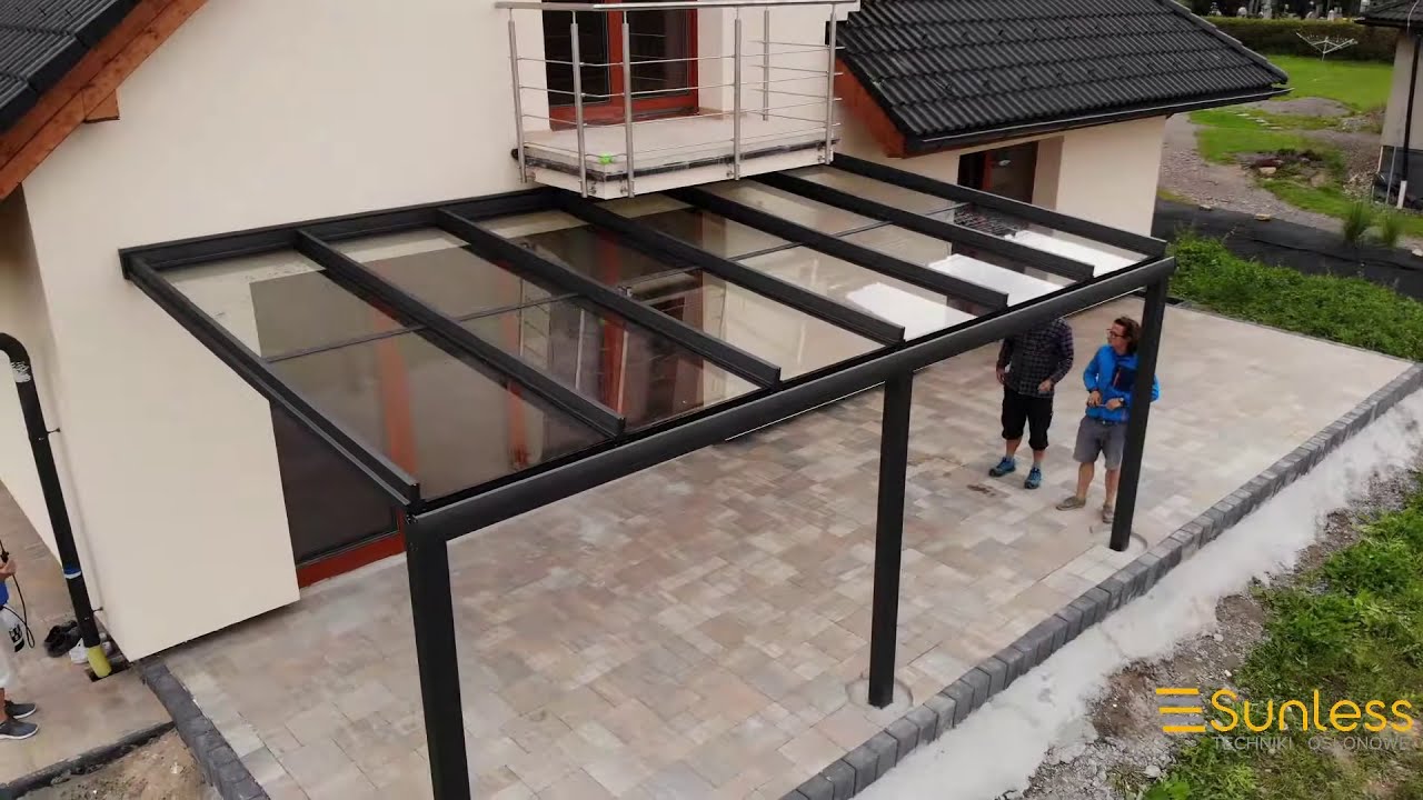 Zadaszenie tarasu Dach szklany Lewens. Bielsko-Biała