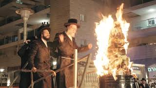האדמו"ר משאץ דרהאביטש ל"ג בעומר הדלקה - Shotz Rebbe Lag Ba’omer Hadlukah in Beit Shemesh - 2018