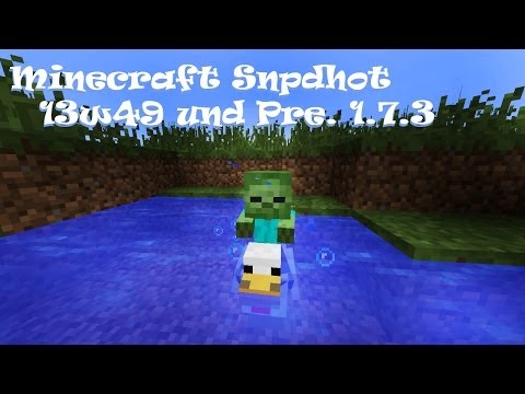 Minecraft Snapshot 13w49/1.7.3 Review [Deutsch/German] - Neuer Mob, bessere Darstellung und mehr!!!