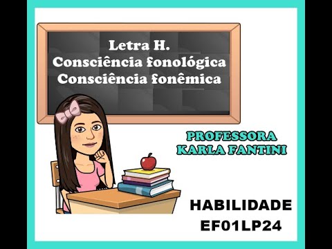 Letra H - Hora de aprender