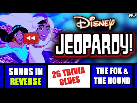 Disney Jeopardy Game • 26 Clue Show • Test Yourself