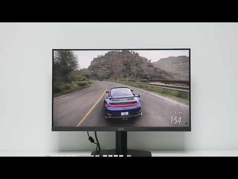 레이싱 게임 플레이 - 알파스캔 AOC 24G11 게이밍 240 FAST IPS HDR 무결점 [다나와 리포터]