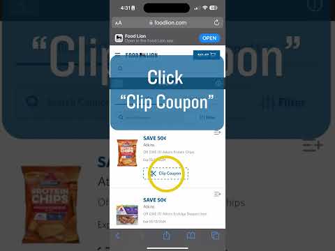 How to Clip Digital Coupons with foodlion.com
