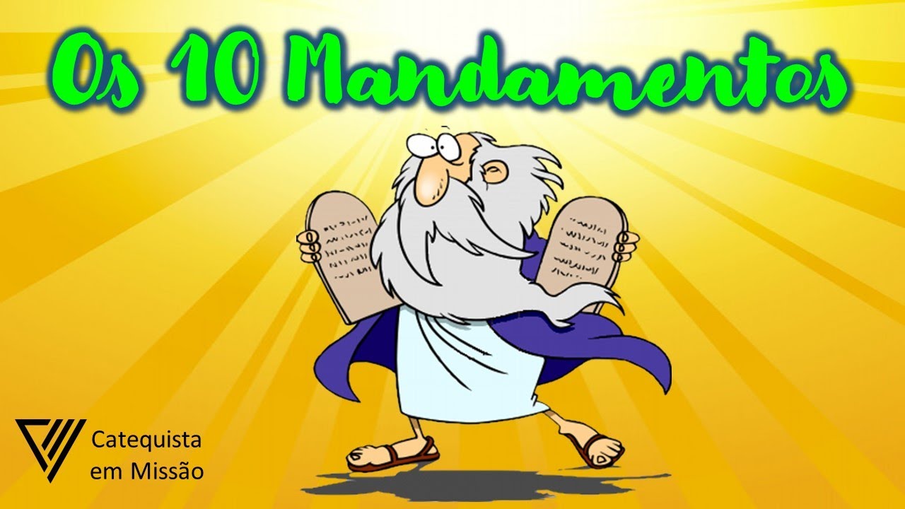 Desenho bíblico | Os 10 mandamentos