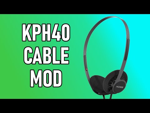 Koss Kph40 Custom Cable & Mic Mod