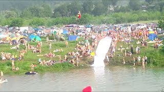 preview picture of video 'Миссия Плюшка 3 самый эпичный прыжок в озеро. Crazy Russians water jump the most epic ever!'