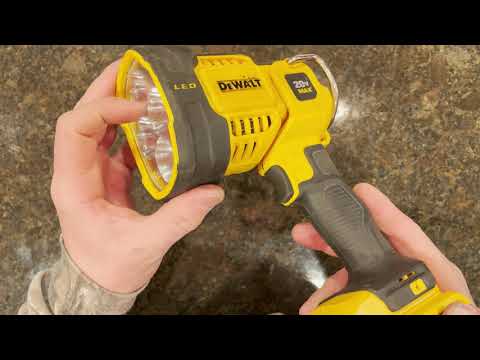 Dewalt 20v MAX LED Work Light Review DCL043