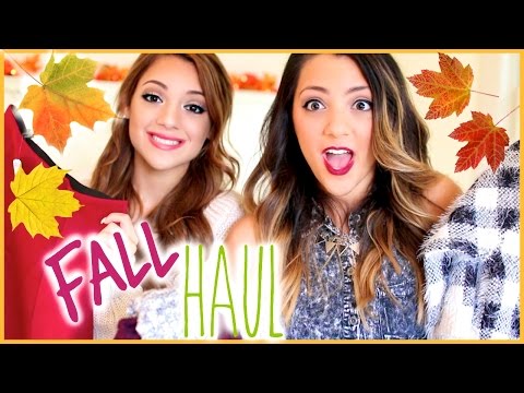 HUGE Fall Haul 2014 | Niki and Gabi