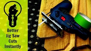 Instantly Improve Jigsaw Cuts with Painters Tape - How To
