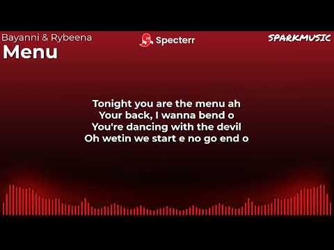 Bayanni & Rybeena - Menu (Lyrics)