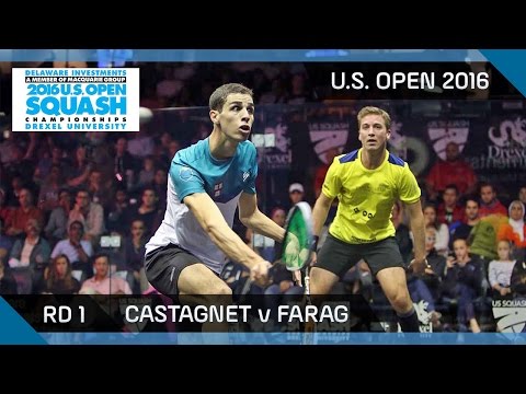 Squash: Castagnet v Farag - U.S. Open 2016 - Rd 1 Highlights