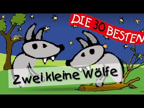 Zwei kleine Wölfe - Die besten Kindergartenlieder || Kinderlieder