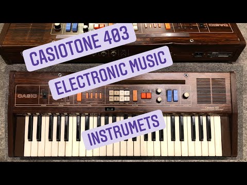 Immagine Casio CT-403 Casiotone 49-Key Synthesizer 1980s - Natural- MJ Thriller sound - 8