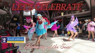 WE FOUND A PARADE ON A CRUISE SHIP