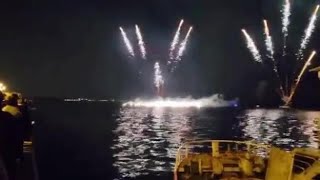 Verona, i fuochi d'artificio a rumore ridotto: il video sul lago di Garda