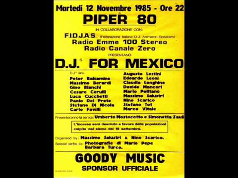 PIPER Roma DJ FOR MEXICO 12 11 1985 Mix by Devil Dee