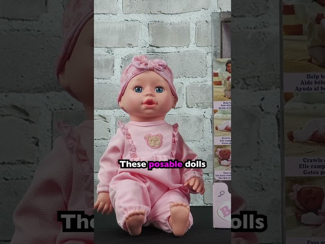 Vídeo relacionado con Baby Born Emily Camina Conmigo - Muñeca de 43 cm con Funciones electrónicas - Muñeca Que gatea & Camina con Sonidos - Incluye Body Rosa & Gorro - Apta para niños a Partir de 3 años