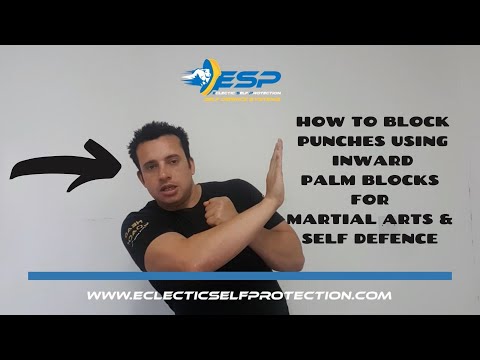 How To Block Punches Using Inward Palm Blocks For Martial Arts & Self Defence
