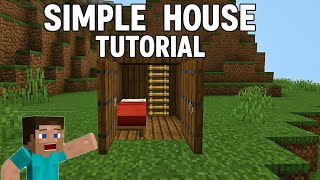 Easy Starter House for Minecraft Survival – Perfect for Beginners!💀!