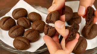 Perfect Coffee Bean Cookies ☕ | Cafe-Style Cookies Without Oven!
