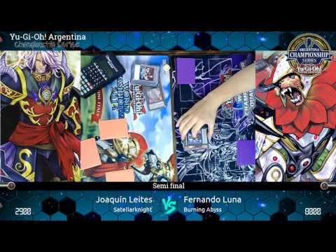 YACS 4ta Edición - Top 4 - Joaquin Leites (Satellarknight) vs Fernando Luna (Burning Abyss)
