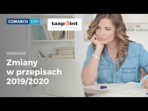 Zmiany w przepisach podatkowych i prawnych 2019/2020 - webinar