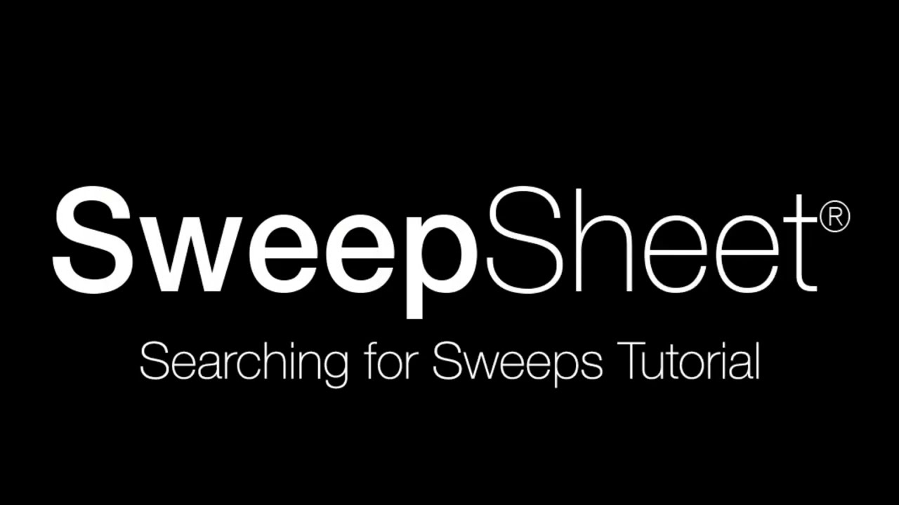 SweepSheet - Searching for Sweepstakes Tutorial