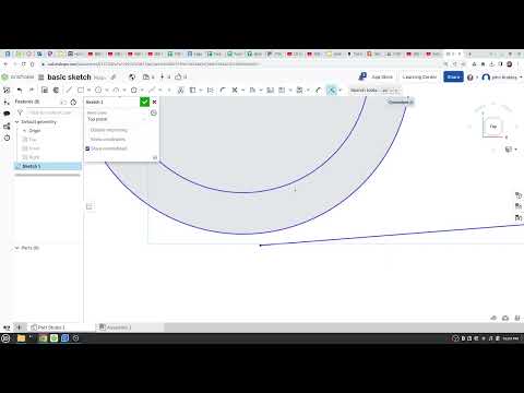 basic sketching in onshape