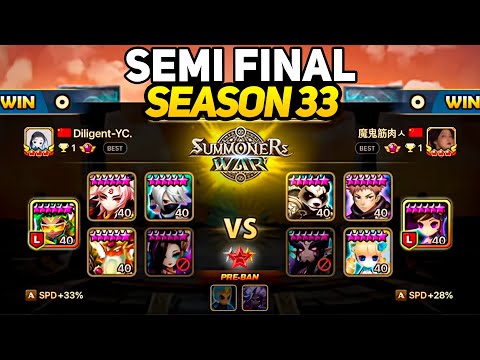 DILIGENT vs TARS (BO5) | SEMI FINAL | Legend Tournament Season 33 - Summoners War