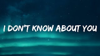 Chris Lane - I Don&#39;t Know About You (Lyrics)
