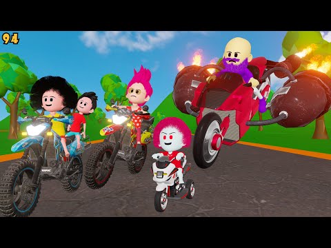 TINU KI SHAITANI (PART 94) | Desi Comedy Video | Pagal Beta | Gulli Bulli | Cartoon | Bike Race