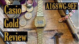 The Best Budget Gold Digital Casio!? (Casio A168WG-9EF Review)