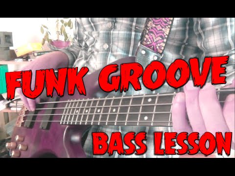 Funk Groove: A Bass lesson everyday # 359