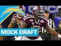 2022 NFL Mock Draft: Chargers take OFFENSIVE LINEMAN to help Justin Herbert in First Round | CBS HQ