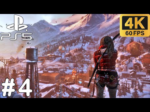 Rise of the Tomb Raider Gameplay Walkthrough (Part 4) FULL GAME [4K 60FPS PS5]