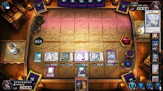 遊戯王 マスターデュエル_新規強化青眼　シンクロマギア展開