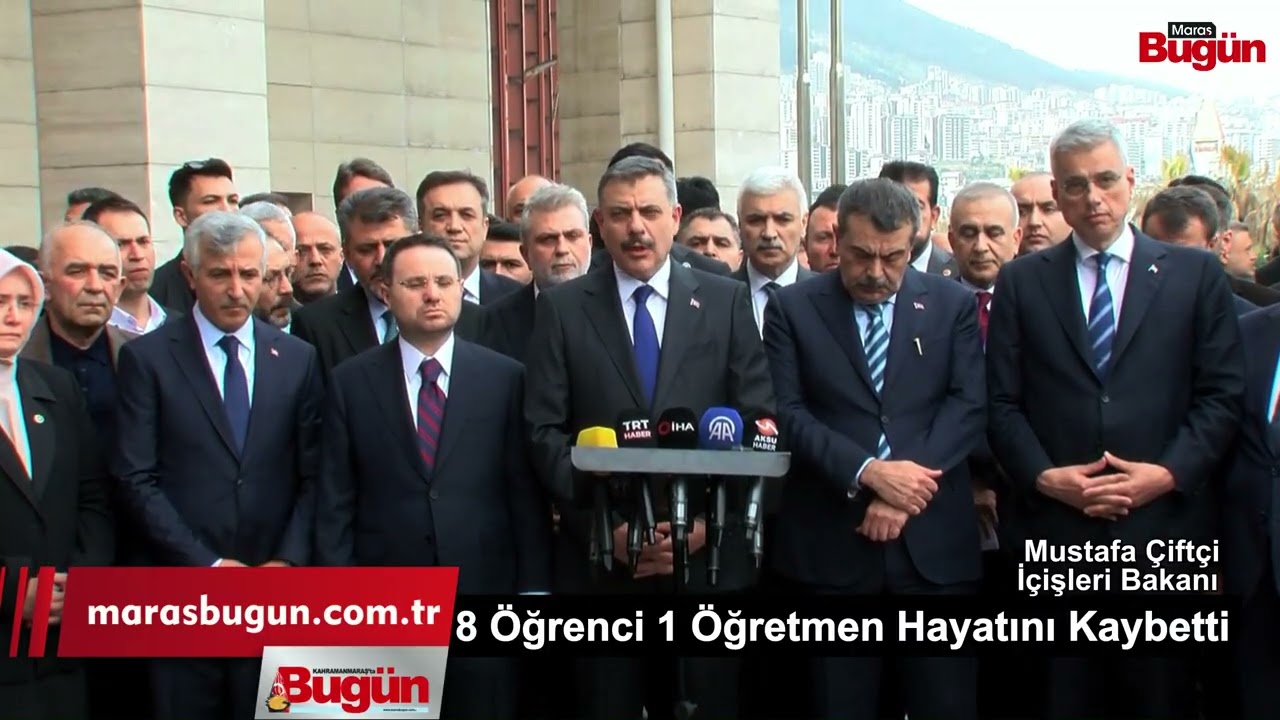 Bakan Çiftçi’den Kahramanmaraş’taki Okul Saldırısına İlişkin Açıklama