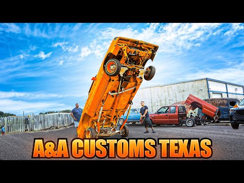 A&A Customs Lowrider Shop Tour | Texas Hydraulics & CustomBuilds