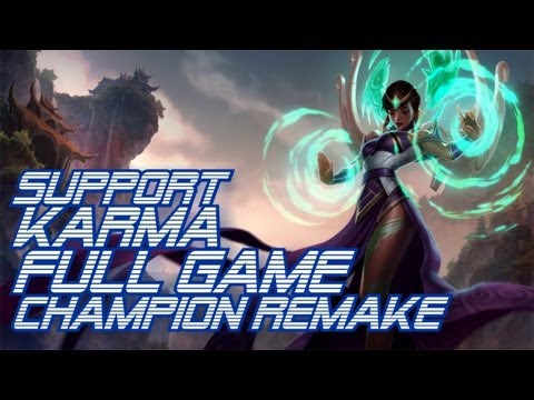 ► LoLPoV - Support Karma Remake FULL Game Preview [pre-release] (League of Legends Live Com)