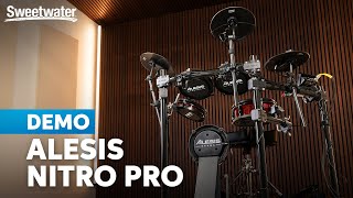 Video thumbnail for Alesis Nitro Pro Electronic Drum Kit Demo by Sweetwater Soundcheck