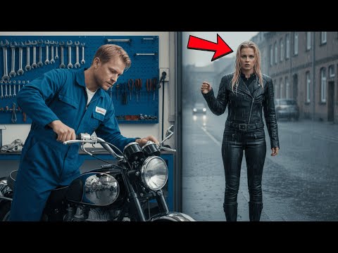 Armer Mechaniker Reparierte Das Motorrad Einer Frau — Ohne Zu Wissen, Dass Sie Eine Millionärin War