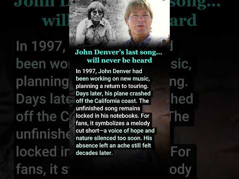 John Denver’s Song He Never Got to Finish #johndenver #80s #60s #70s #nostalgia #nostalgic