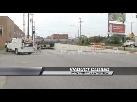 20th Street Viaduct in Huntington closed until about 2 p.m.
