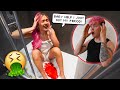 PERIOD PRANK IN THE SHOWER ON BOYFRIEND CUTEST REACTION