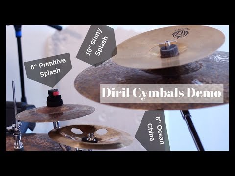 Diril Cymbals Demo: 8" & 10" Splashes, 8" Ocean China & Mini-Stack