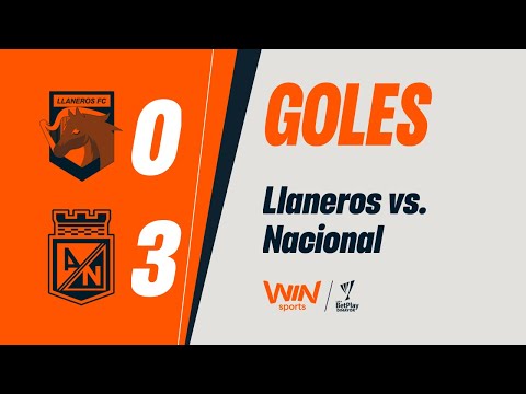 Llaneros vs. Nacional (goals) | Liga BetPlay Dimayor 2025-2 | Matchday 18