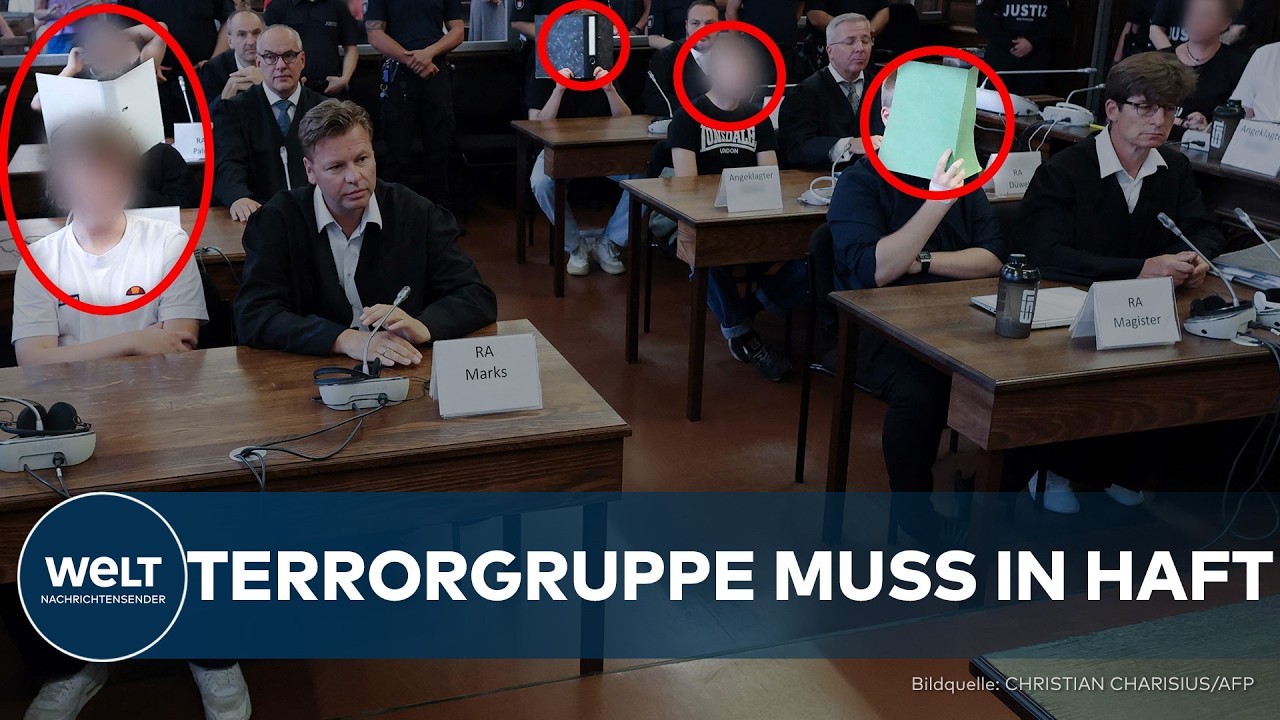 URTEIL IN HAMBURG: Versuchter Mord und Terrorvereinigung – 8 Männer vor Gericht schuldig gesprochen!