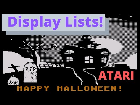 Display List Programming Introduction on the Atari Computer