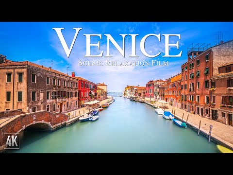 Venice 4k Relaxation Drone Video -  Venice Italy