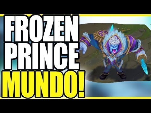 FROZEN PRINCE MUNDO! NEW WINTER MUNDO SKIN! - League of Legends